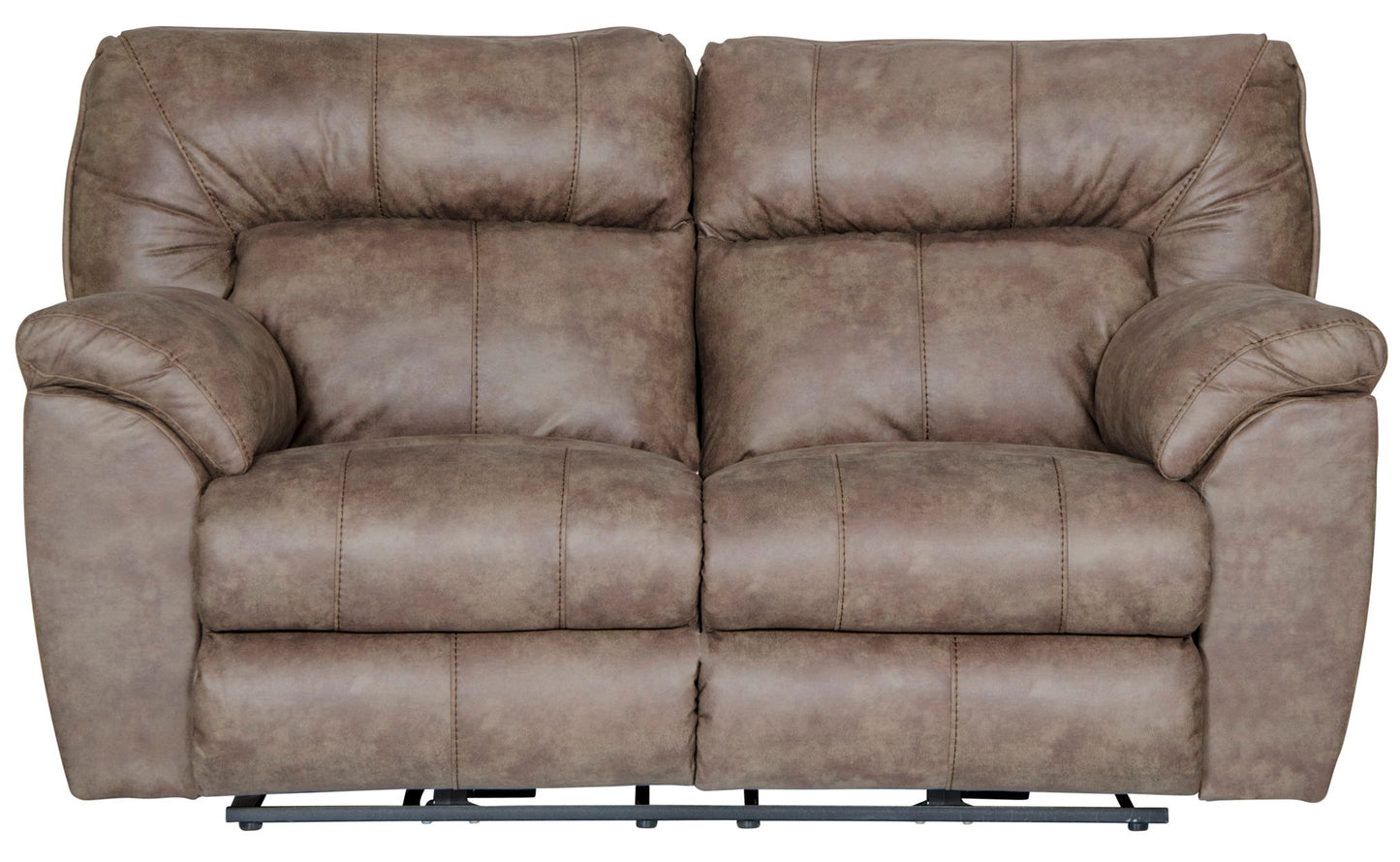 Hollins - Power Reclining Loveseat - Coffee - Hornell Furniture Outlet
