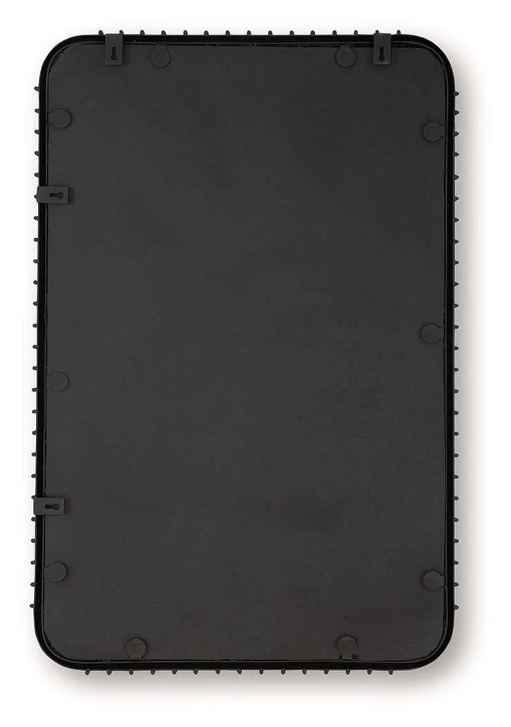 Judlow - Black - Accent Mirror - Hornell Furniture Outlet
