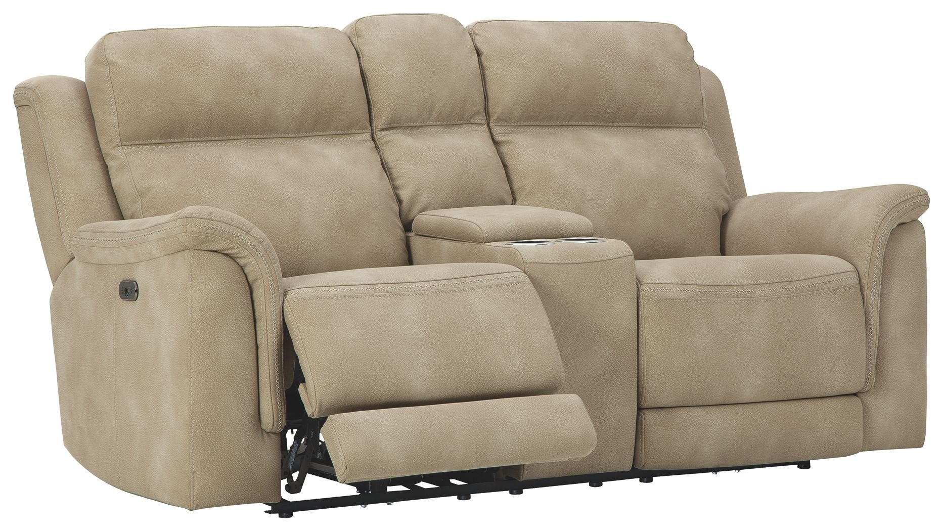 Next - Gen Durapella - Reclining Power Loveseat With Console - Hornell Furniture Outlet