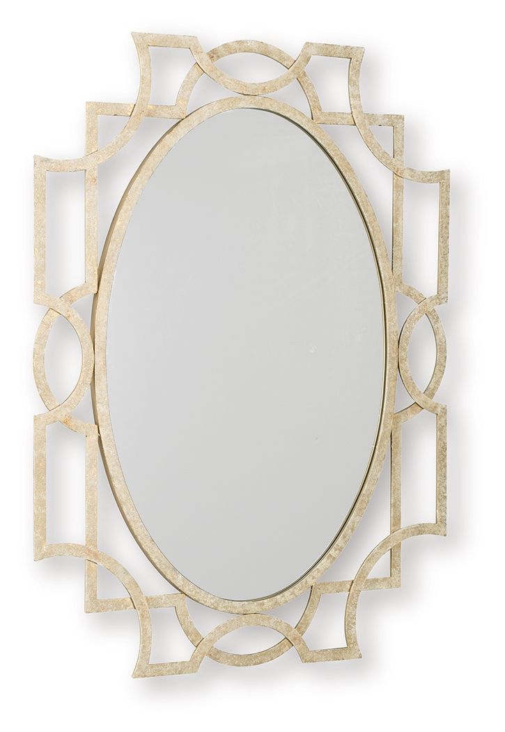 Fulkmore - Antique Gold Finish - Accent Mirror - Hornell Furniture Outlet
