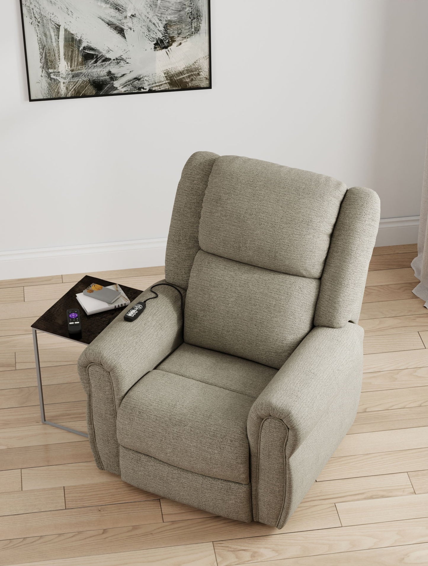 Paradise - Power Lift/Headrest/Lay Flat Recliner With CR3 Heat/Massage - Hornell Furniture Outlet