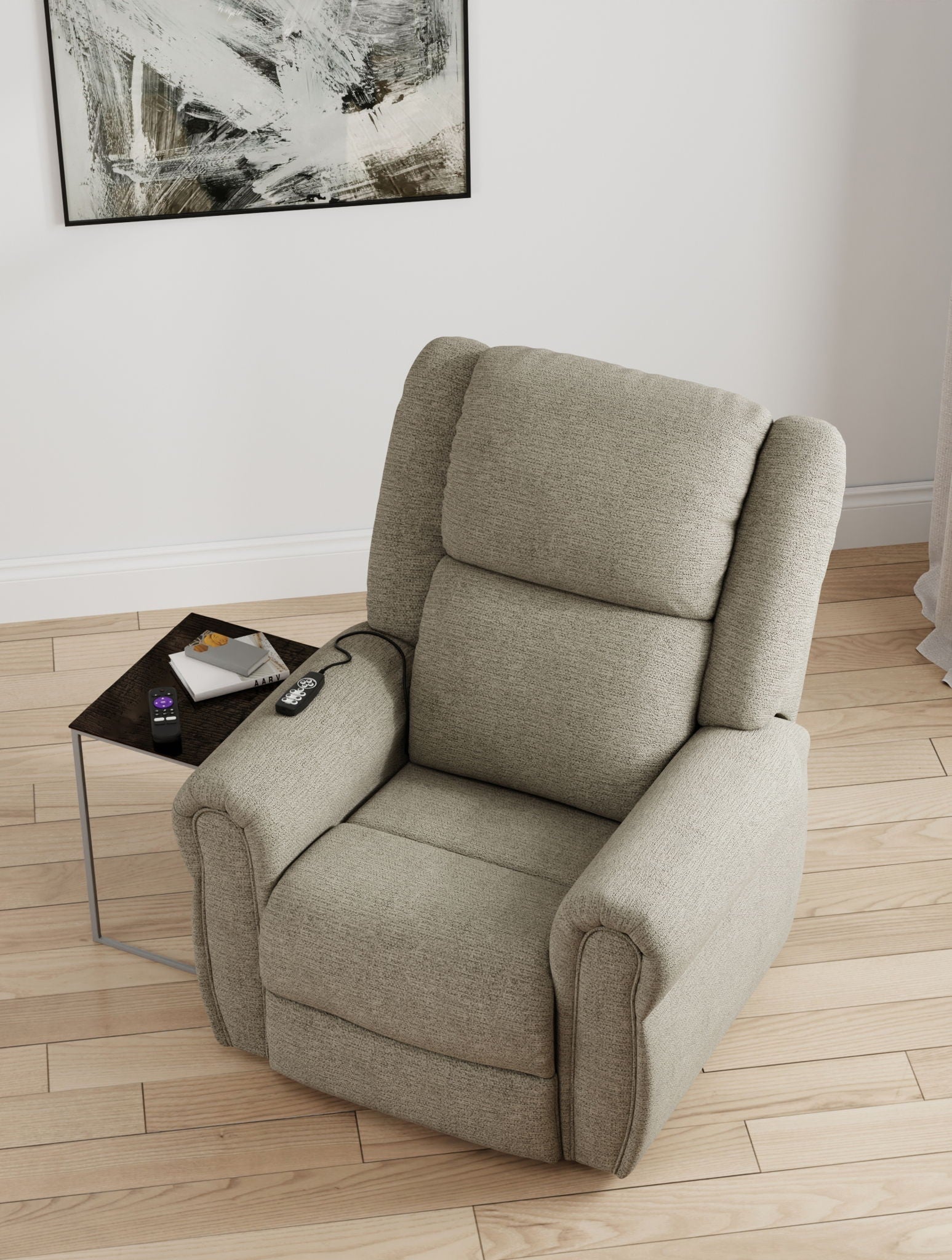 Paradise - Power Lift/Headrest/Lay Flat Recliner With CR3 Heat/Massage - Hornell Furniture Outlet