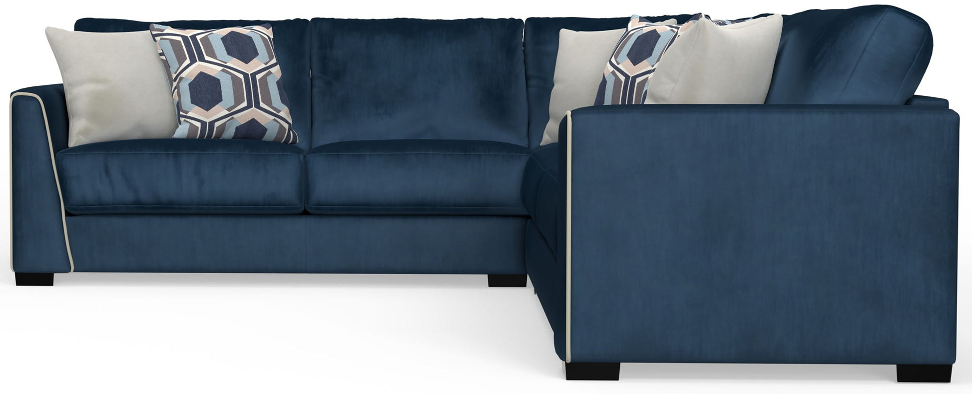 Jetson - Sectional With Comfort Coil Seat Cushions And Included Accent Pillows - Hornell Furniture Outlet