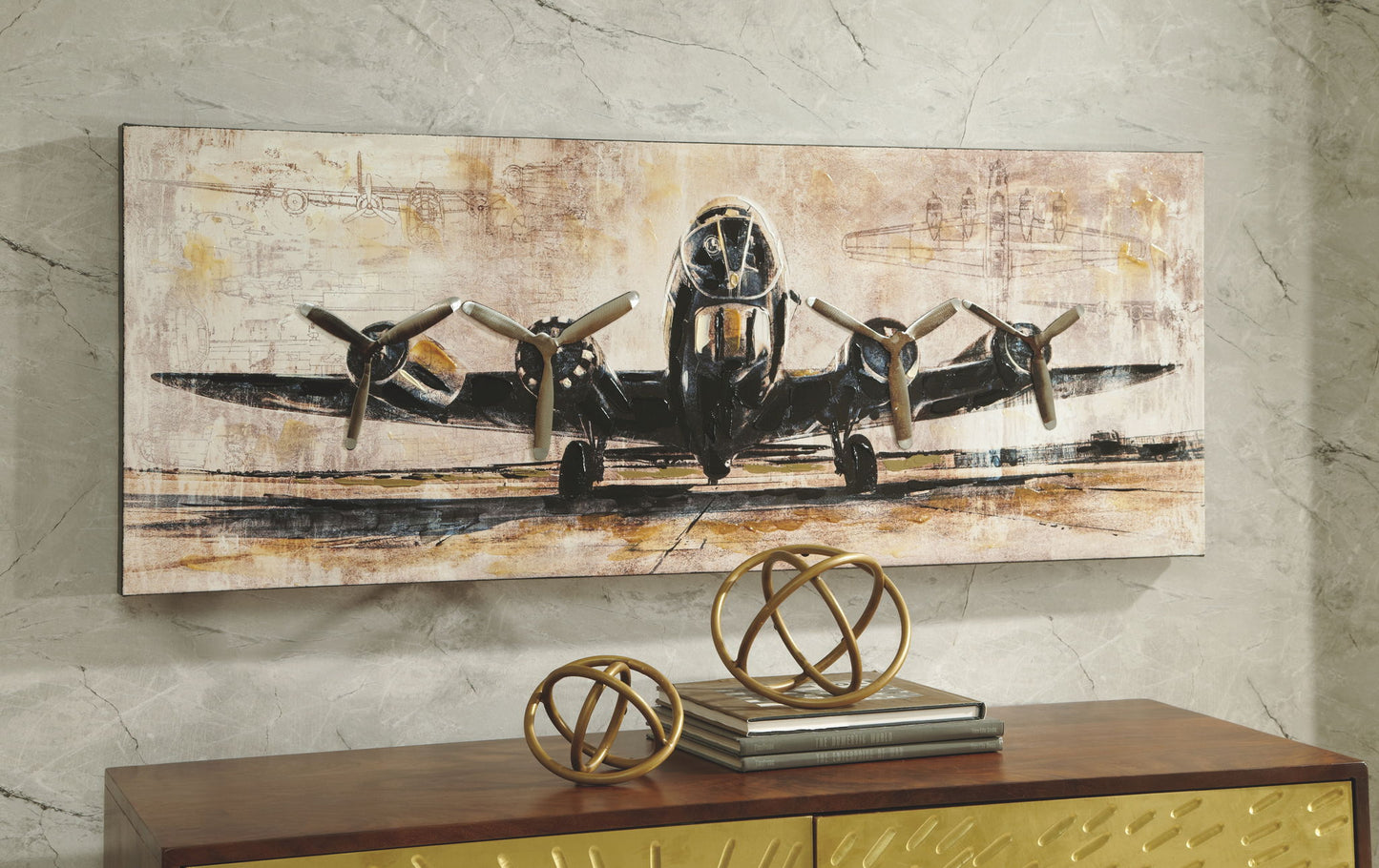 Kalene - Brown / Black - Wall Art - Hornell Furniture Outlet