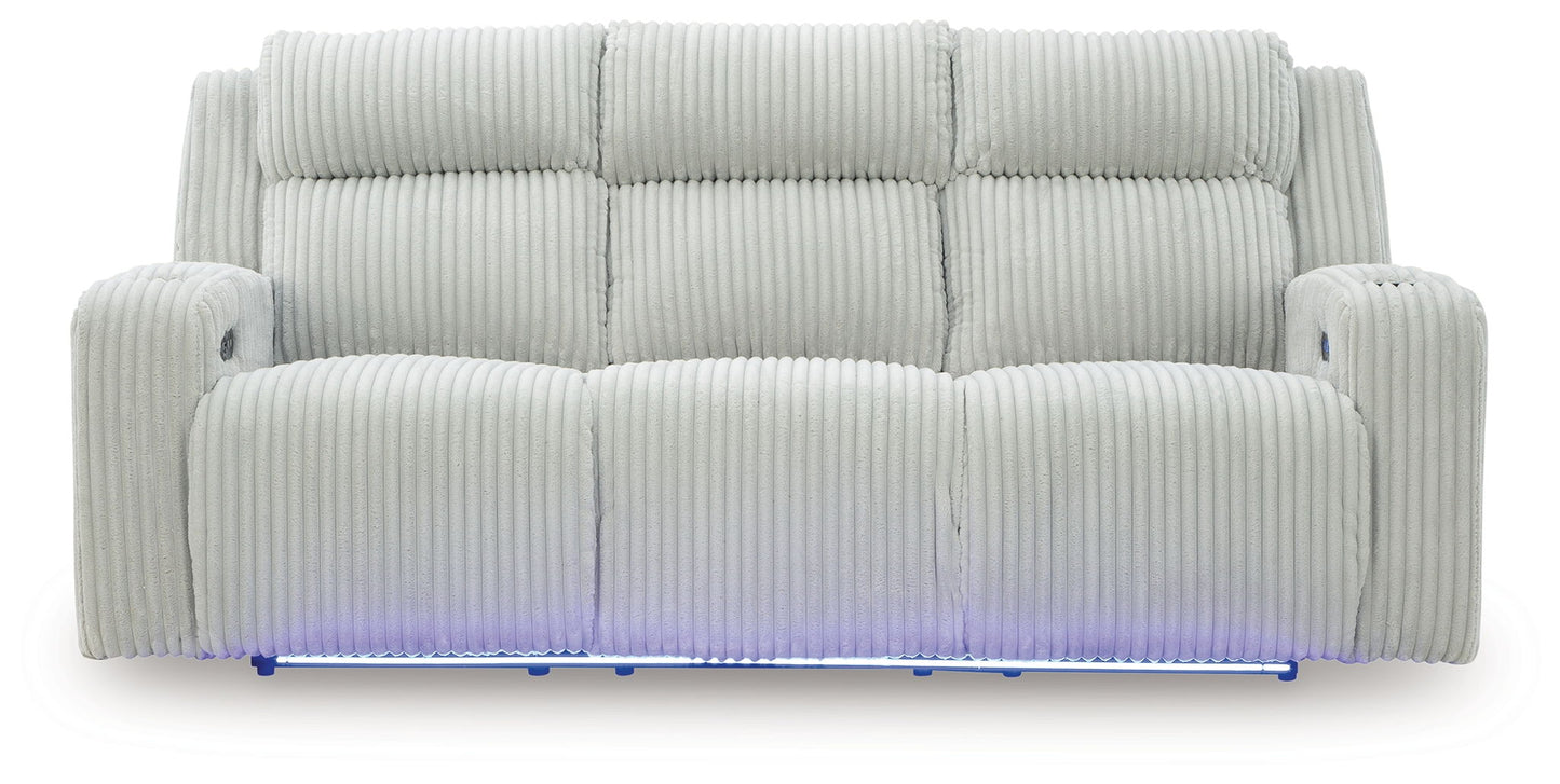 Forest Lake - Power Reclining Sofa With Adj Headrest - Hornell Furniture Outlet