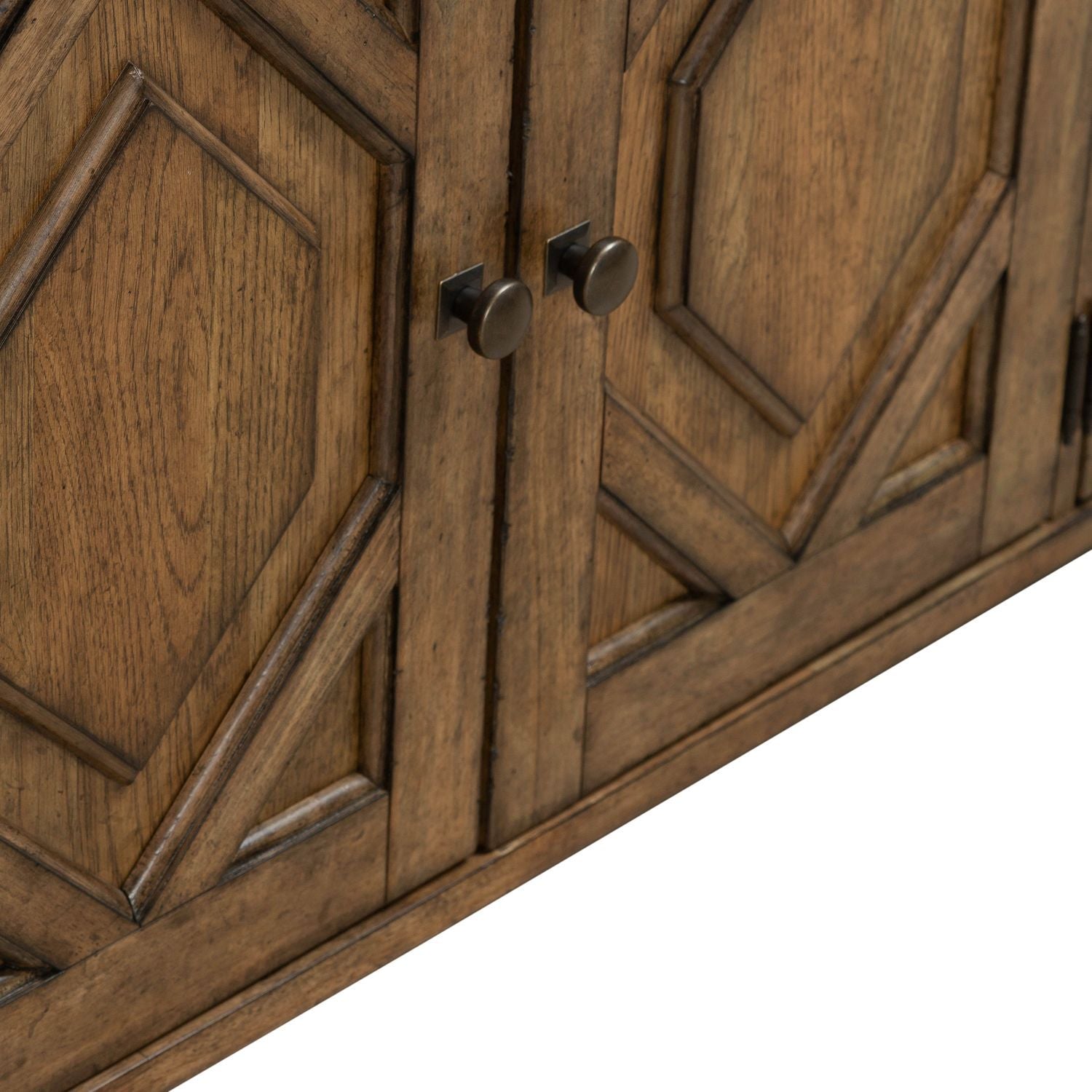 Carolina Park - 78" TV Console - Brown - Hornell Furniture Outlet