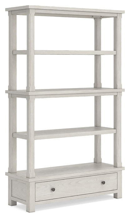 Robbinsdale - Antique White - Bookcase - Hornell Furniture Outlet