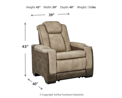 Next - gen Durapella - Pwr Recliner/Adj Headrest - Hornell Furniture Outlet
