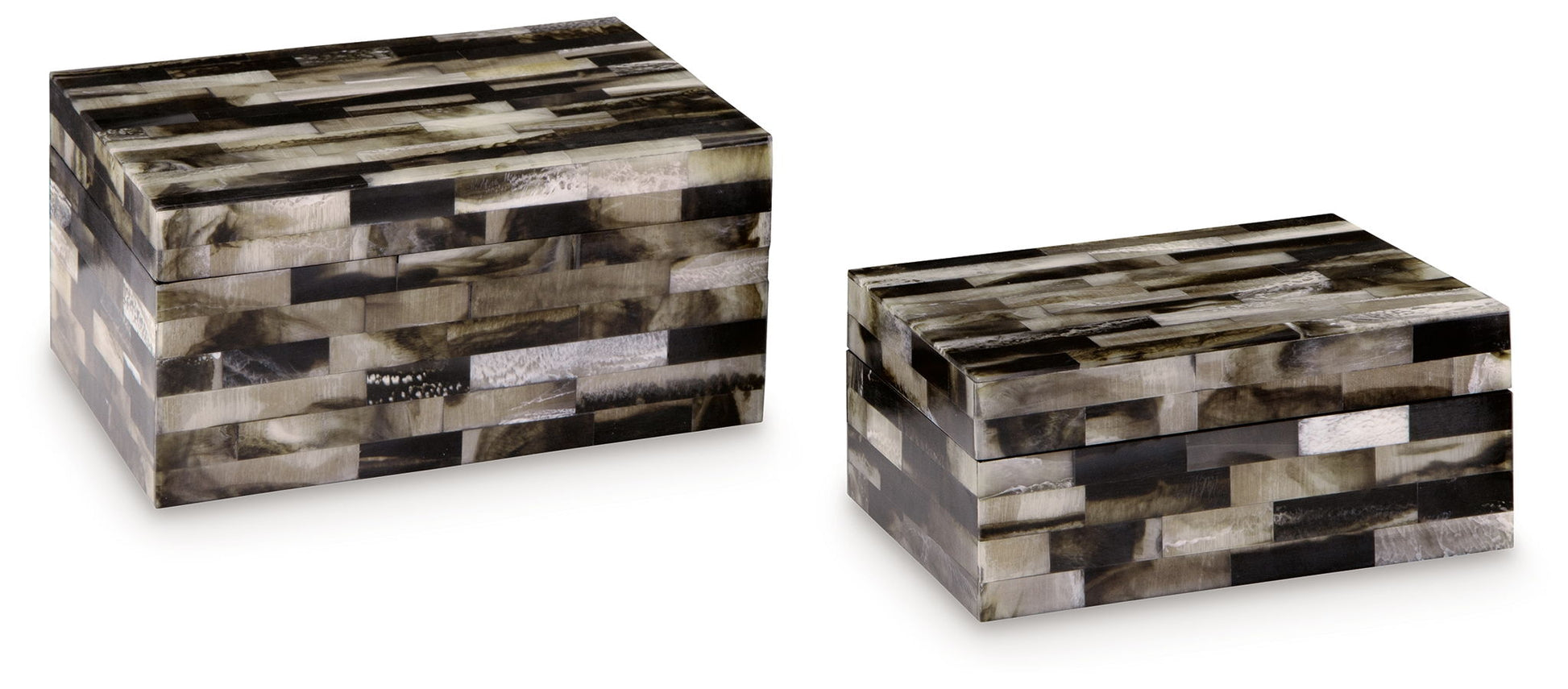 Ellford - Black / Brown / Cream - Box Set (Set of 2) - Hornell Furniture Outlet