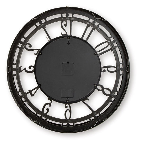 Gilover - Champagne Finish - Wall Clock - Hornell Furniture Outlet