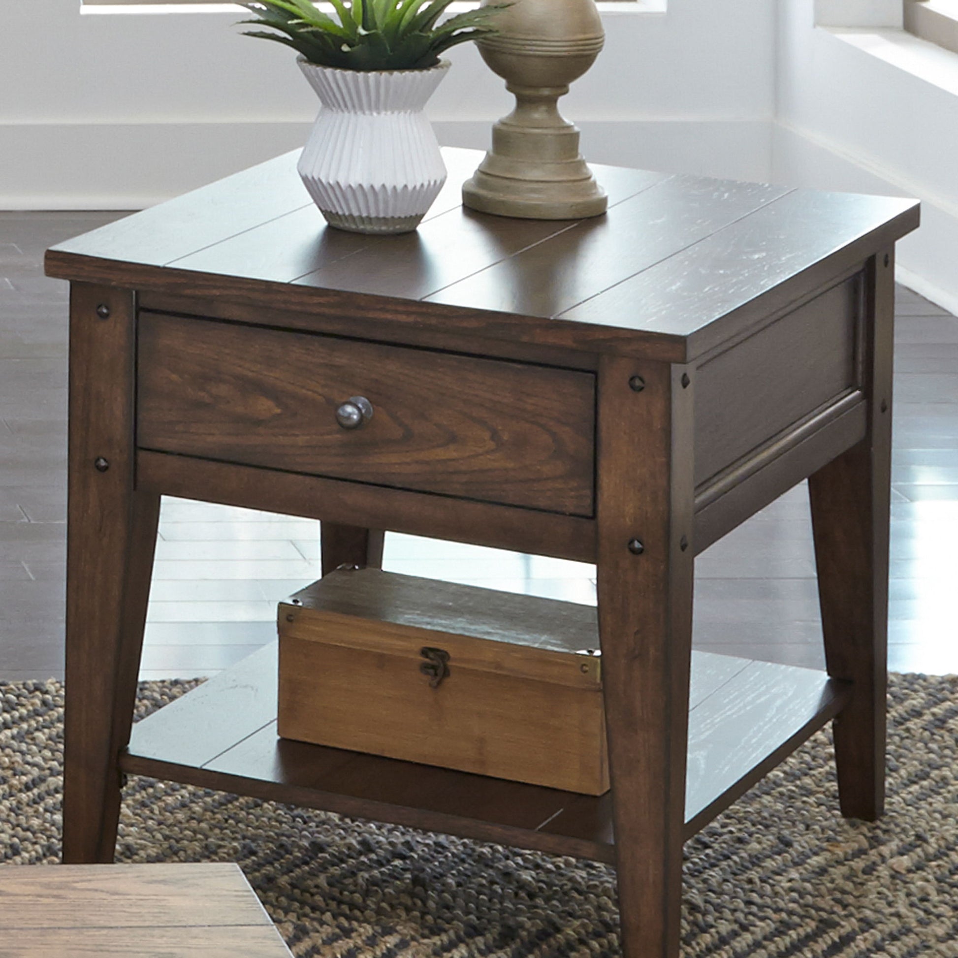 Lake House - End Table - Hornell Furniture Outlet
