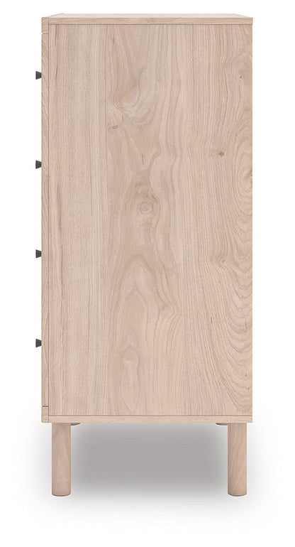 Arloster - Tan - Four Drawer Chest - Hornell Furniture Outlet