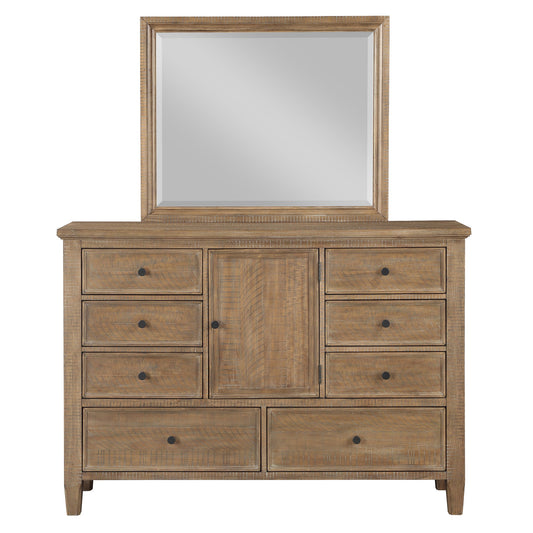 Riverdale - Dresser And Mirror - Driftwood - Hornell Furniture Outlet