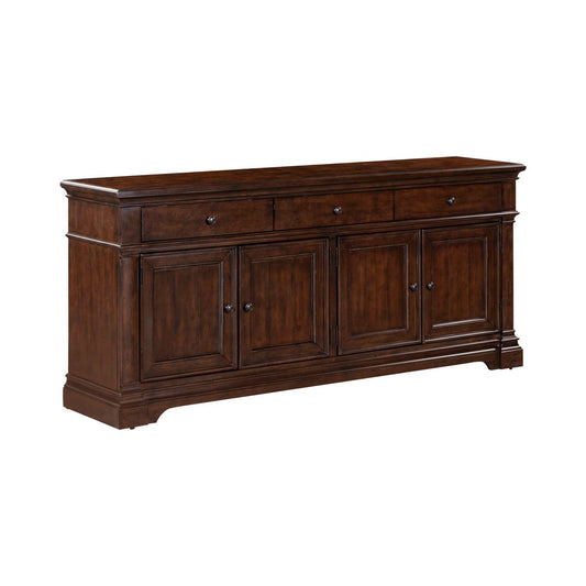 Arden Road - 74" TV Console - Cherry - Hornell Furniture Outlet