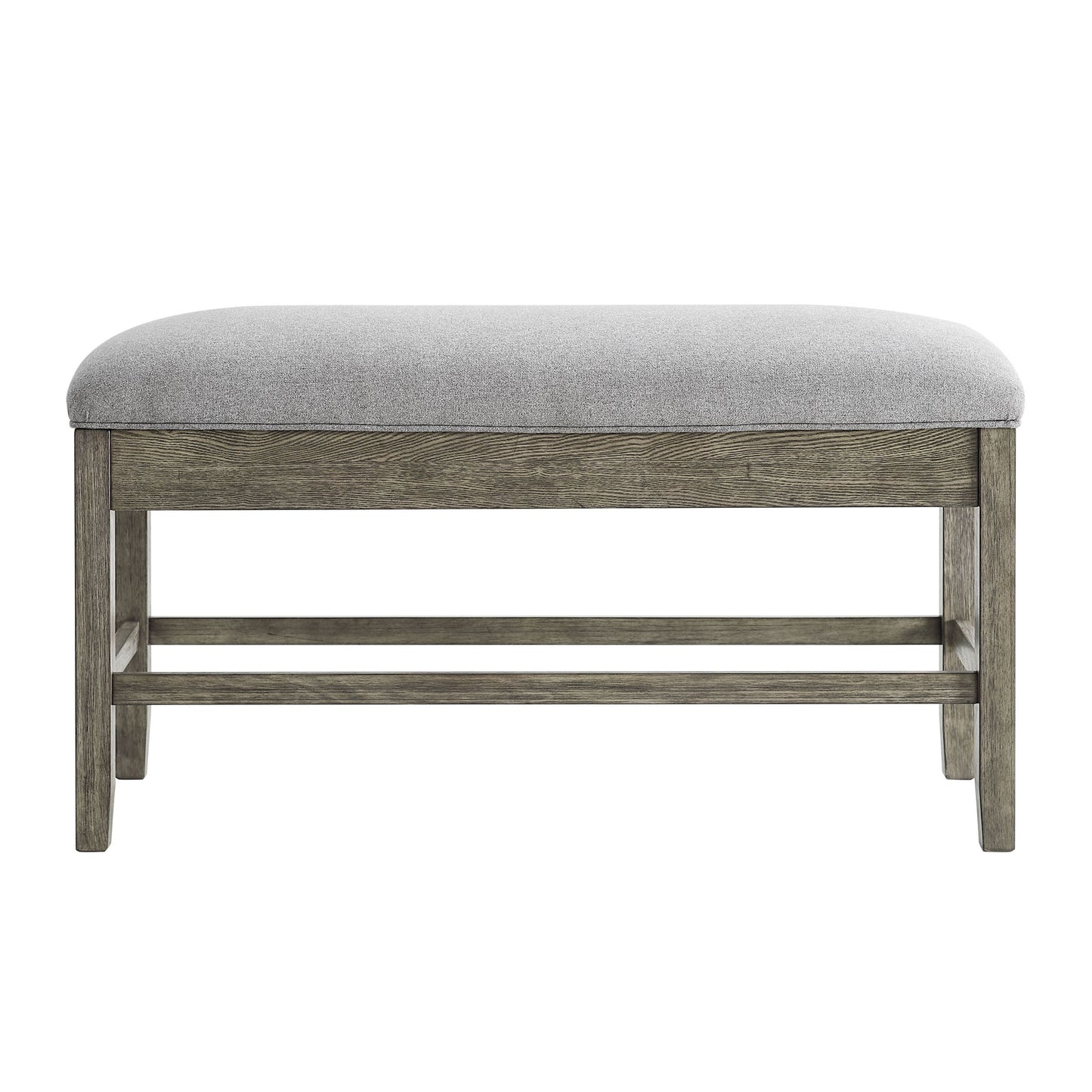 Grayson - Counter Bench - Gray / Light Brown - Hornell Furniture Outlet