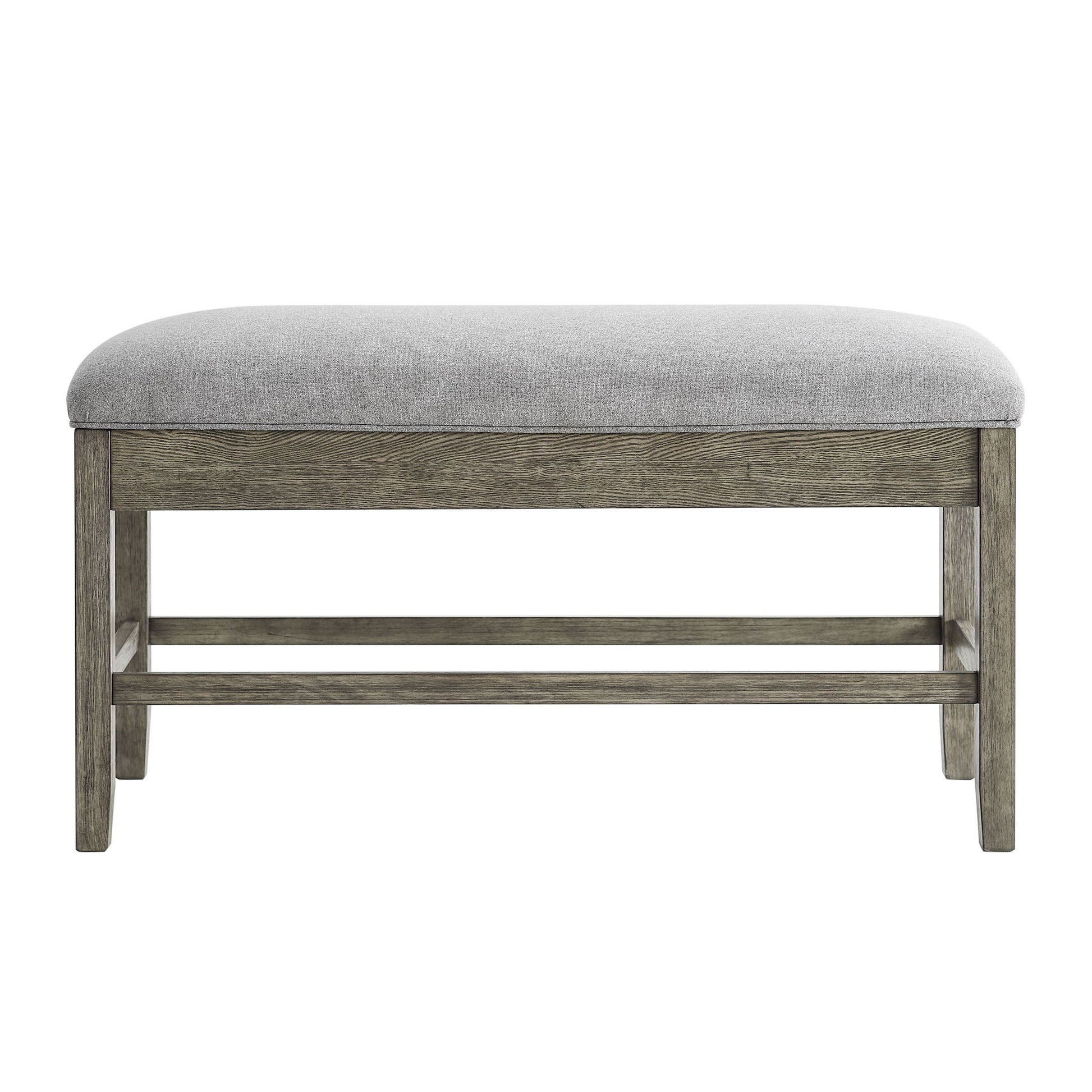 Grayson - Counter Bench - Gray / Light Brown - Hornell Furniture Outlet