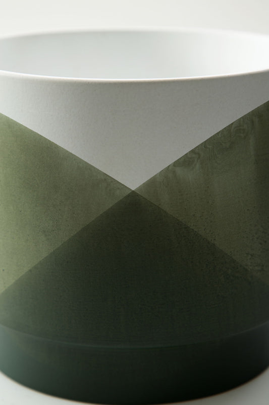 Ardenridge - Green / White - Planter Set (Set of 2) - Hornell Furniture Outlet