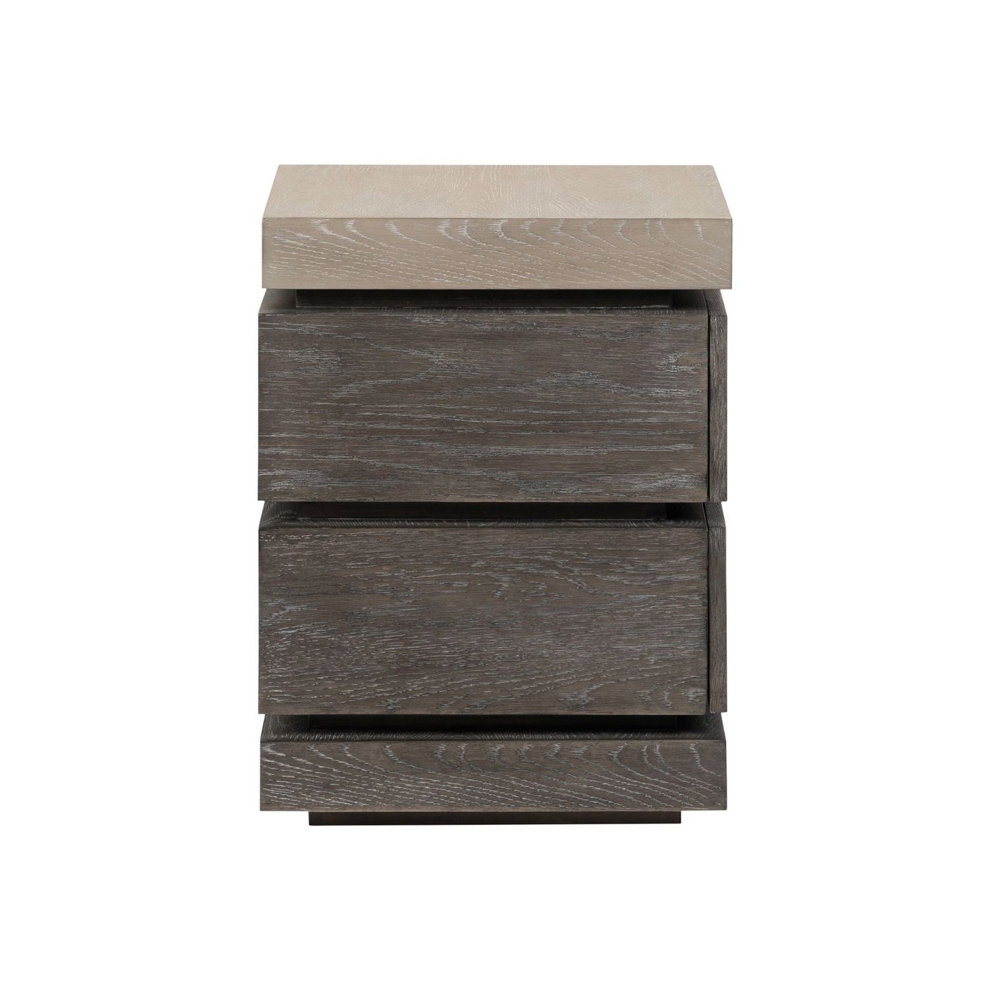 Piedmont - Chairside Table - Charcoal / Ash - Hornell Furniture Outlet