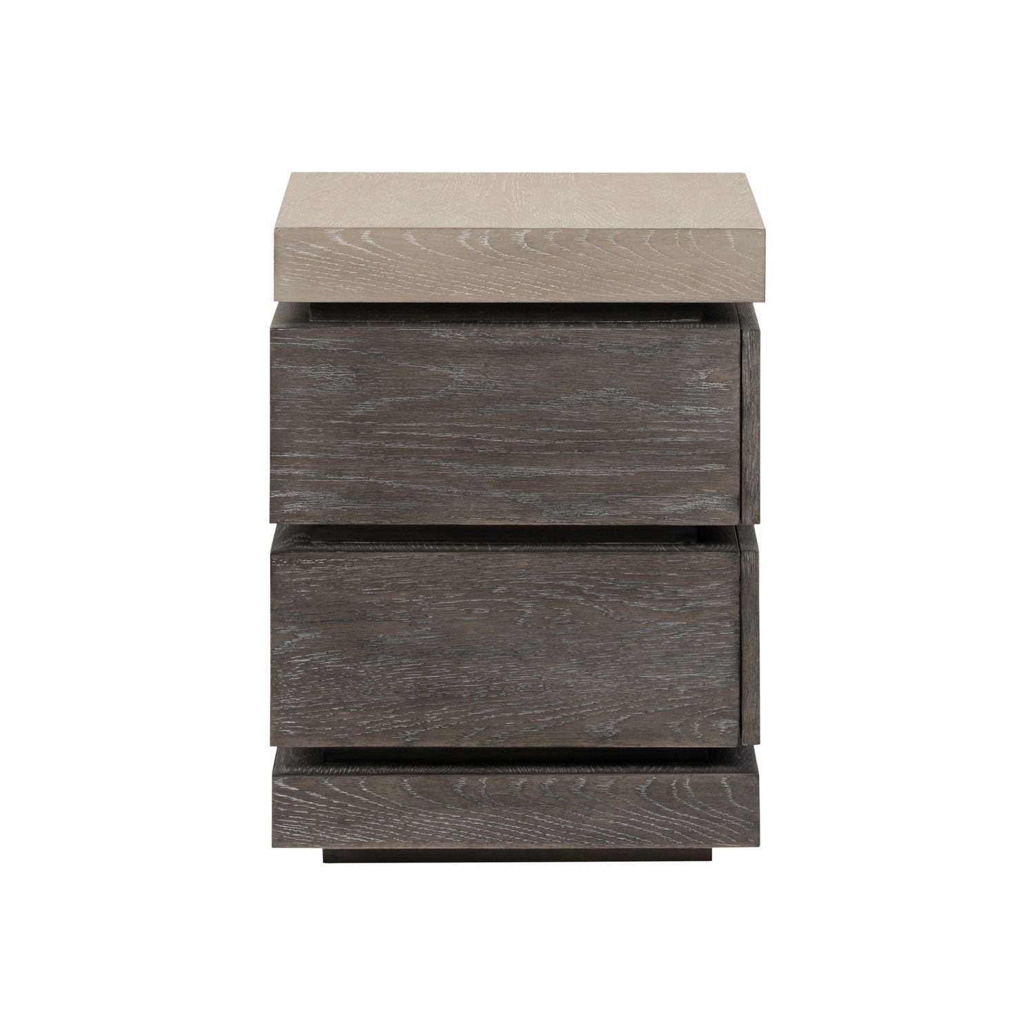 Piedmont - Chairside Table - Charcoal / Ash - Hornell Furniture Outlet