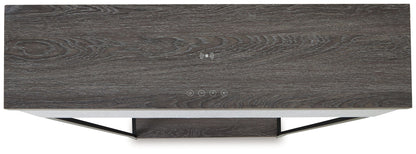 Sethlen - Gray / Black - Console Sofa Table - Hornell Furniture Outlet
