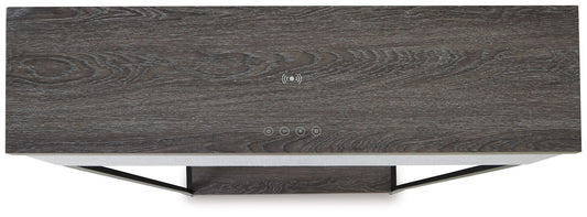 Sethlen - Gray / Black - Console Sofa Table - Hornell Furniture Outlet