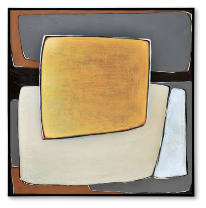 Actman - Cream / Brown / Gray - Wall Art - Hornell Furniture Outlet