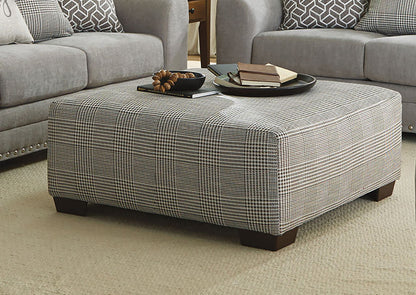 Cutler - Cocktail Ottoman - Basalt - Hornell Furniture Outlet