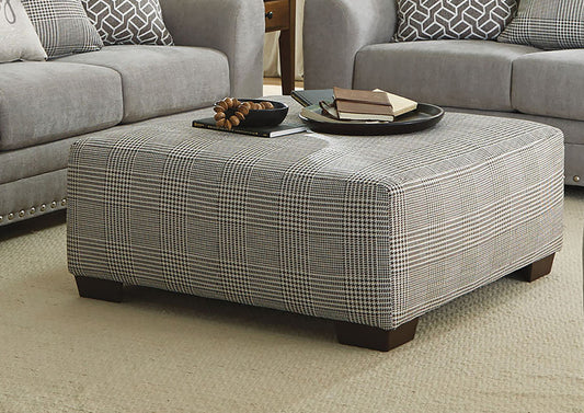 Cutler - Cocktail Ottoman - Basalt - Hornell Furniture Outlet