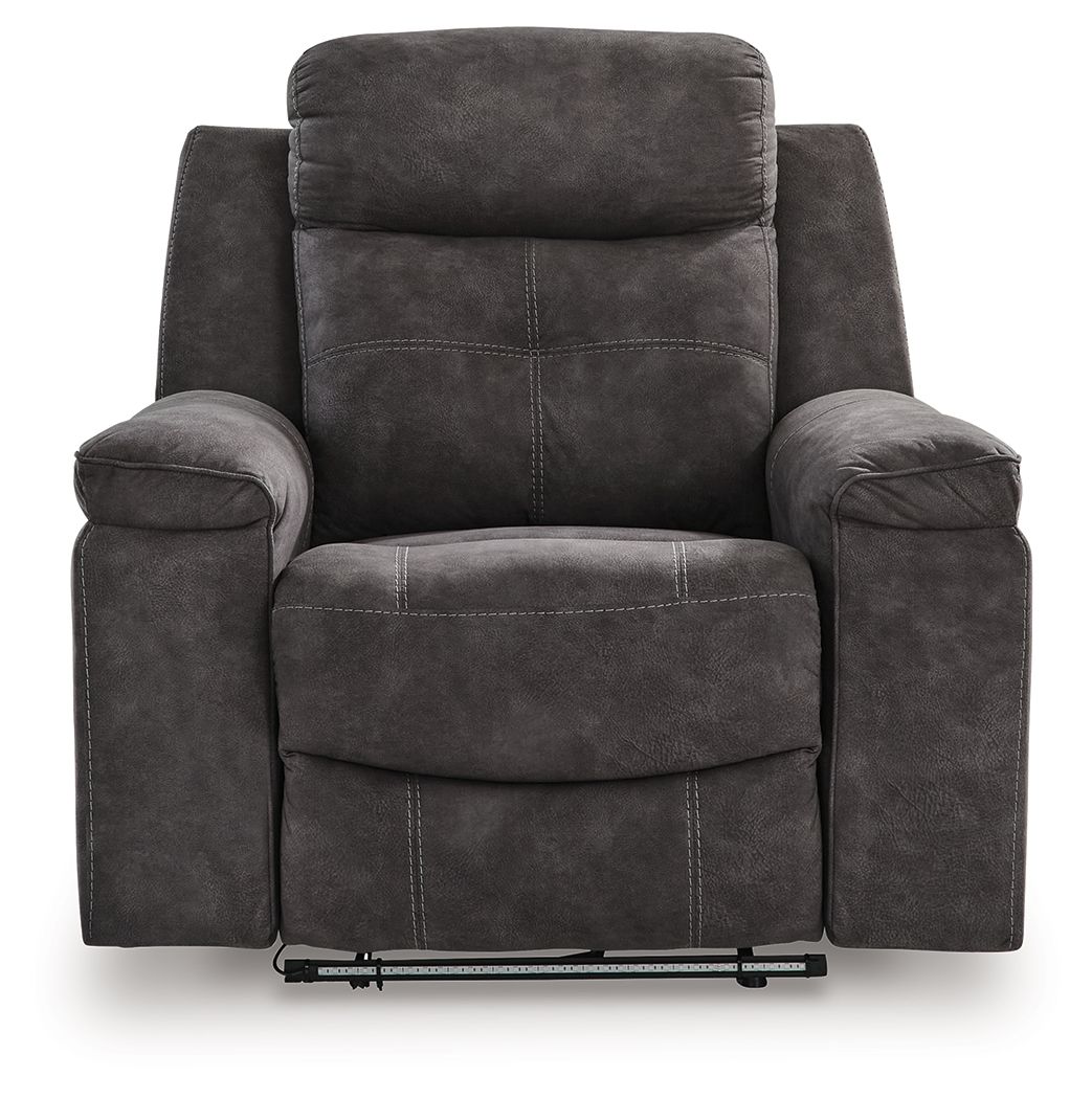 Brysonview - Zero Wall Recliner - Charcoal - Hornell Furniture Outlet