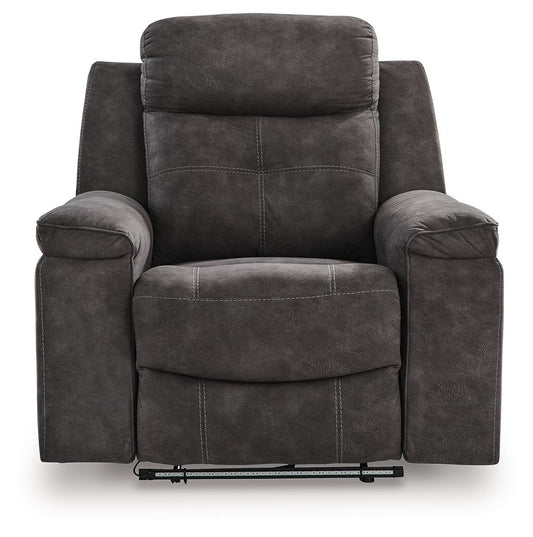 Brysonview - Zero Wall Recliner - Charcoal - Hornell Furniture Outlet