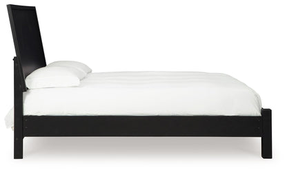 Danziar - Panel Bed With Low Footboard Set - Hornell Furniture Outlet