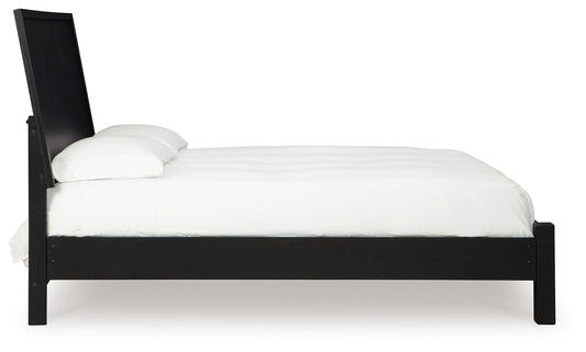 Danziar - Panel Bed With Low Footboard Set - Hornell Furniture Outlet