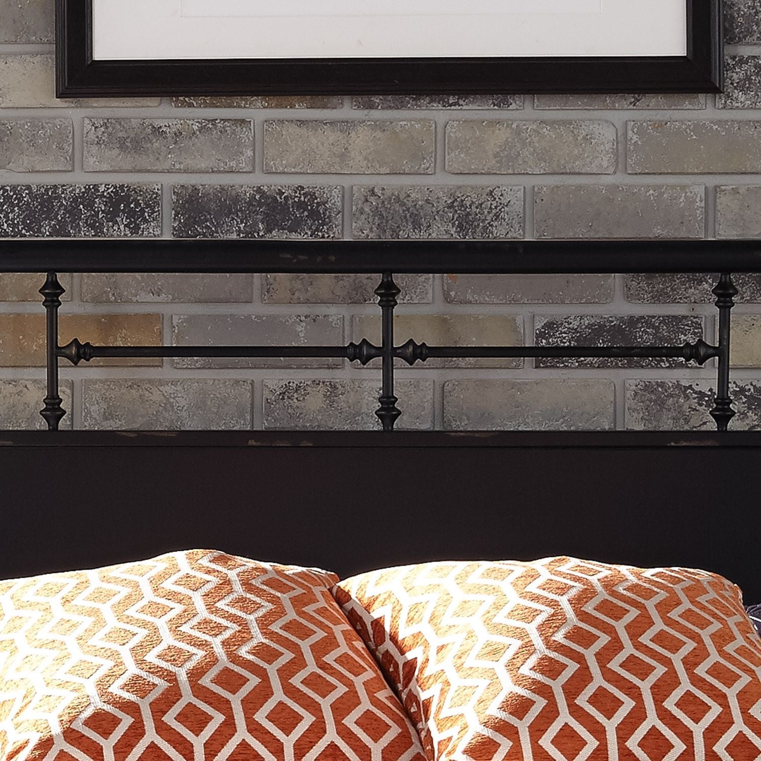 Vintage Series - Metal Headboard - Hornell Furniture Outlet
