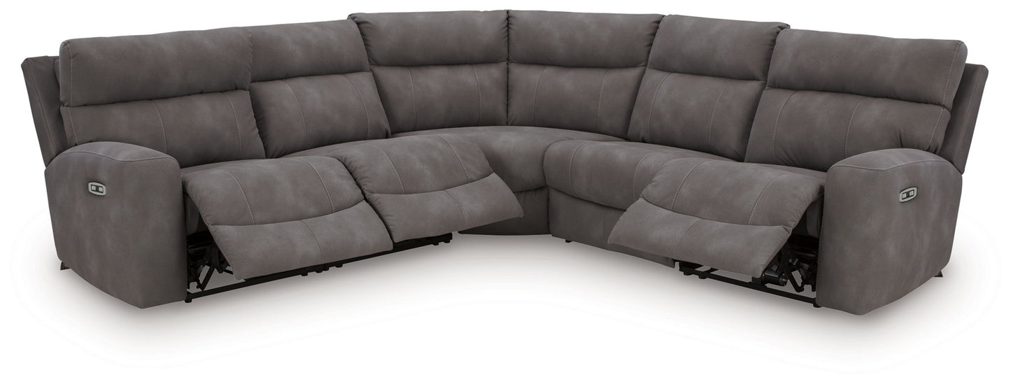 Next - Gen Durapella - Power Reclining Sectional Set - Hornell Furniture Outlet
