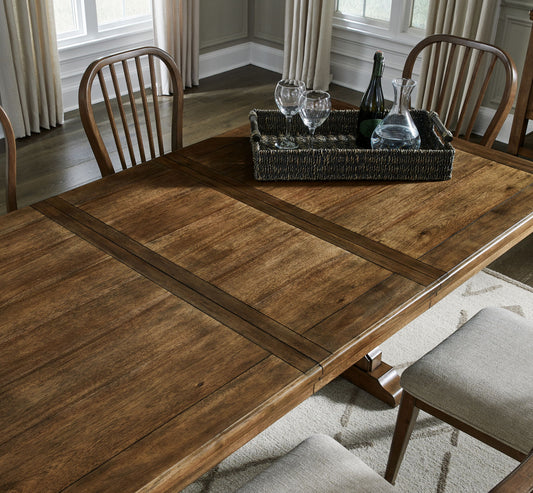 Sturlayne - Brown - Rectangular Dining Room Extension Table - Hornell Furniture Outlet