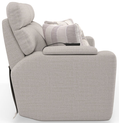 Sanctuary - Health & Wellness Power Reclining Sofa With Power Adjustable Headrest And Lumbar / Therapeutic Heat & Massage - Winter - Hornell Furniture Outlet