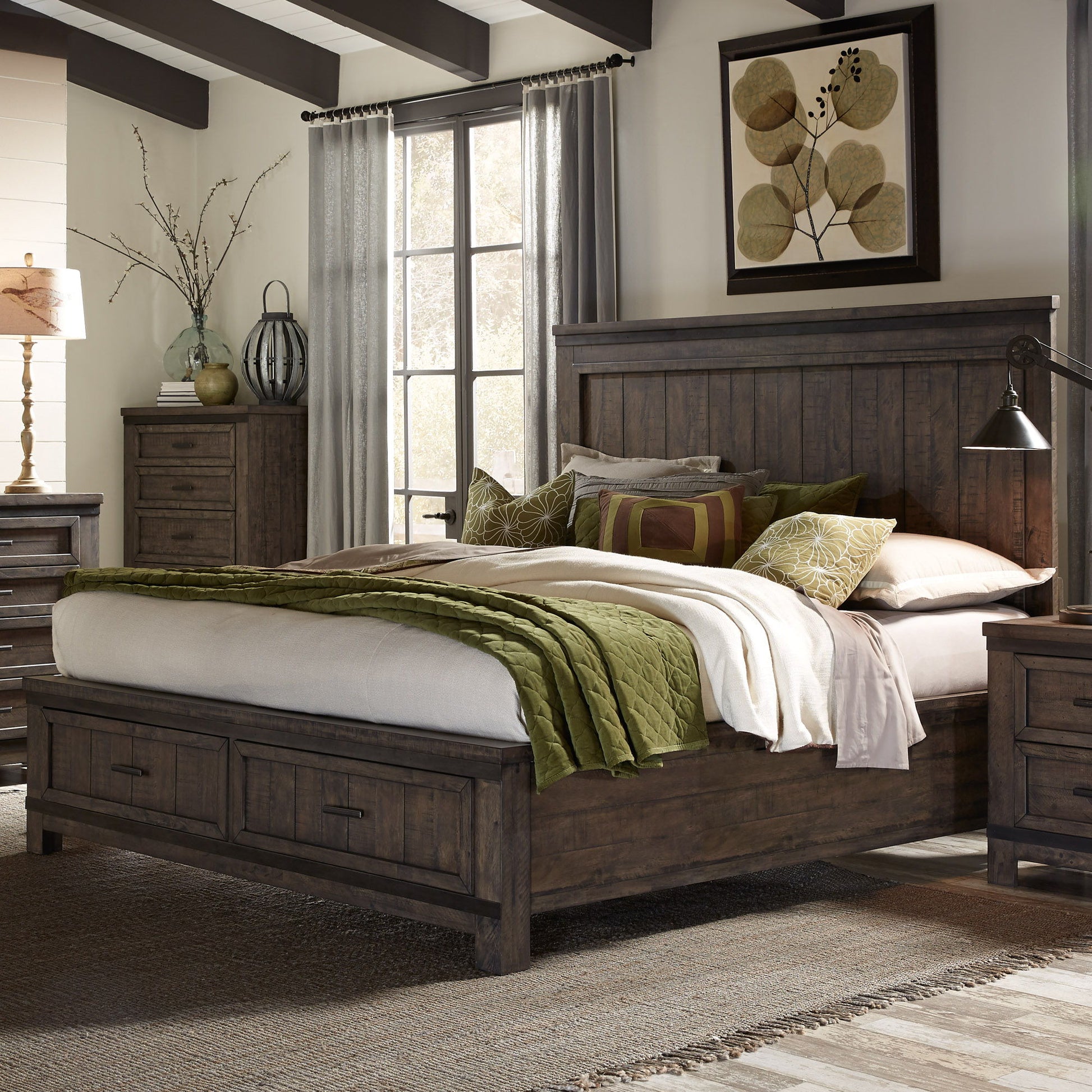 Thornwood Hills - Storage Bed - Hornell Furniture Outlet
