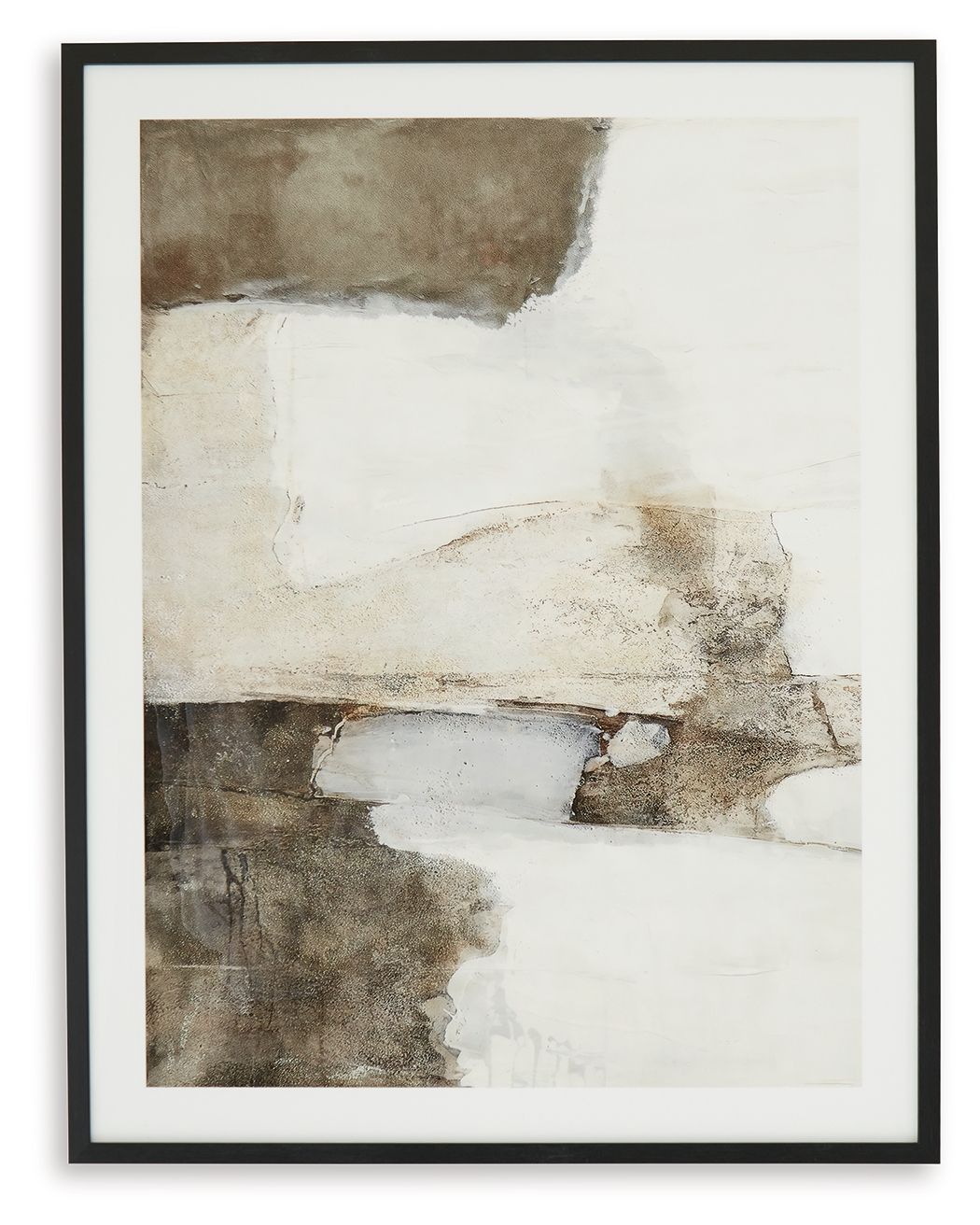 Aldricton - Brown / White - Wall Art - Hornell Furniture Outlet