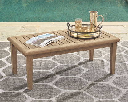 Gerianne - Brown - Rectangular Cocktail Table - Hornell Furniture Outlet