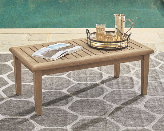 Gerianne - Brown - Rectangular Cocktail Table - Hornell Furniture Outlet