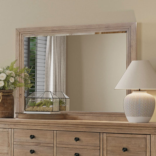 Haven Hills - Landscape Mirror - Camel Beige - Hornell Furniture Outlet