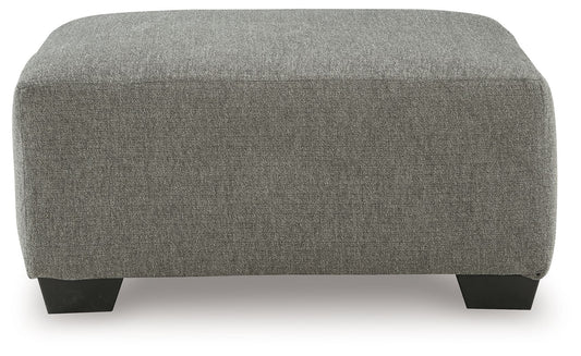 Clarington - Oversized Accent Ottoman - Greystone - Hornell Furniture Outlet