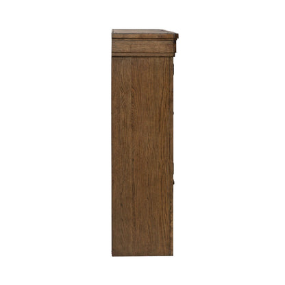 Carolina Park - Credenza Hutch - Brown - Hornell Furniture Outlet