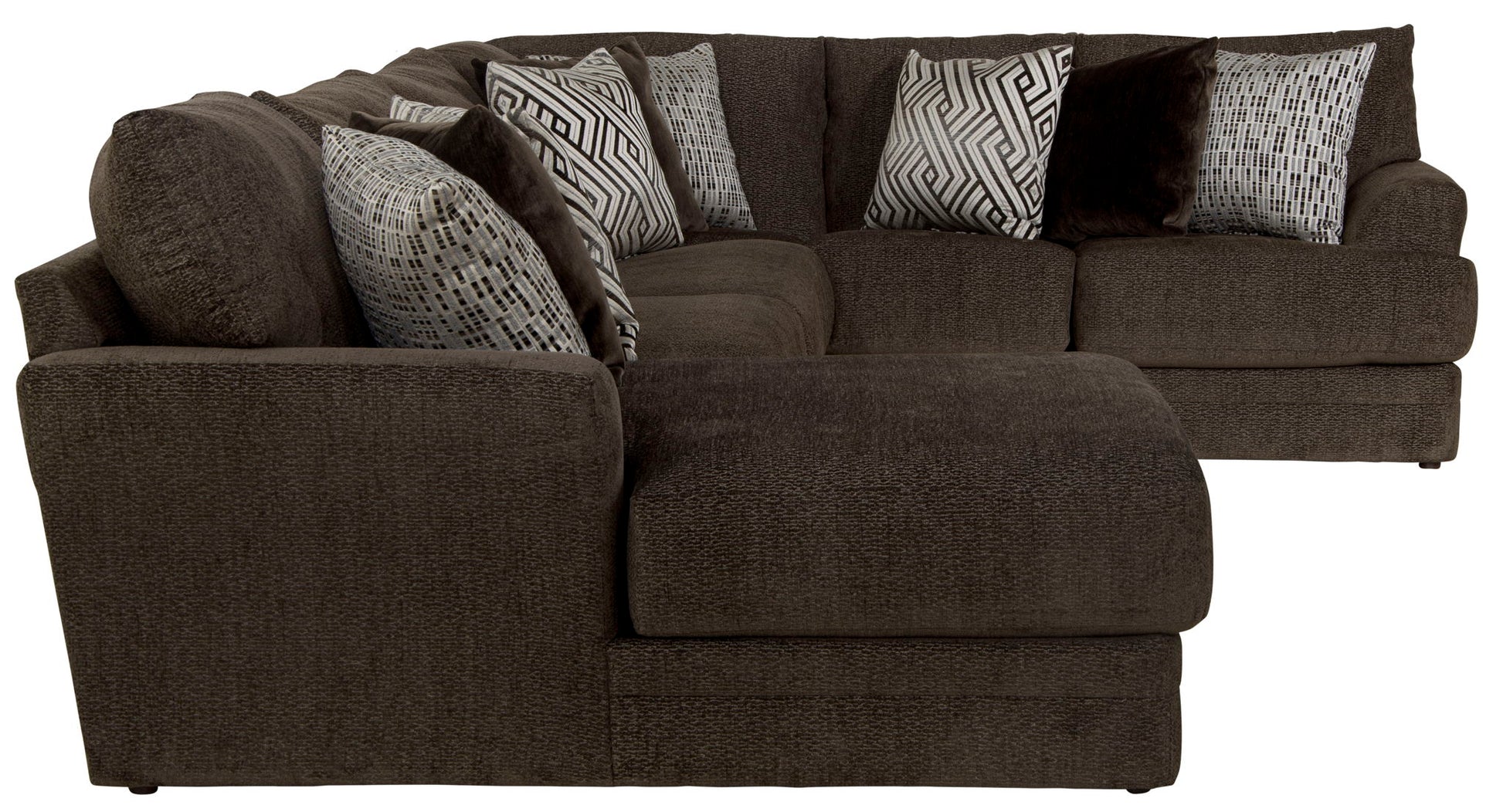 Galaxy - Sectional With Included Accent Pillows - Hornell Furniture Outlet