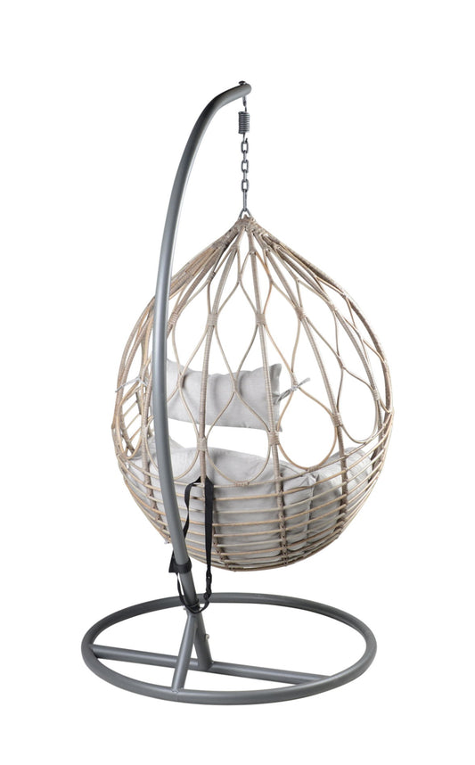 Lux - Basket Chair - White - Hornell Furniture Outlet