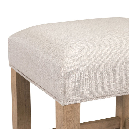 Corso - Upholstered Console Stool - Brown - Hornell Furniture Outlet