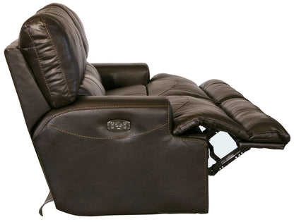 Wembley - Power Headrest With Lumbar Lay Flat Reclining Sofa - Hornell Furniture Outlet