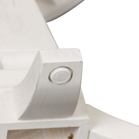 Allyson Park - Chair Side Table - White - Hornell Furniture Outlet