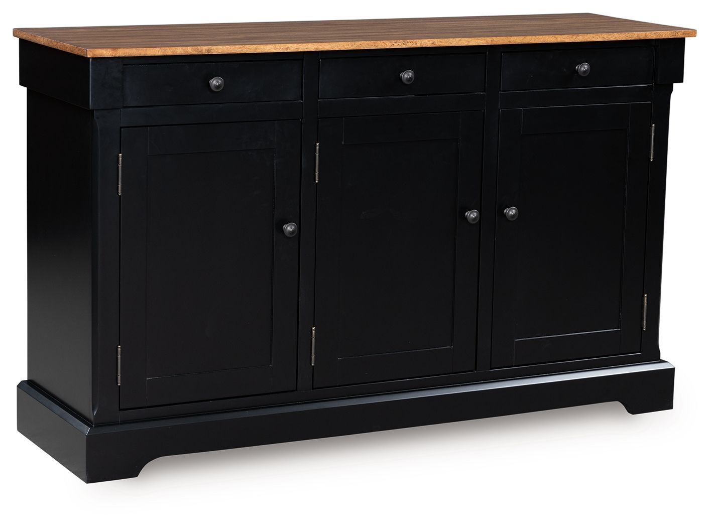 Wildenauer - Brown / Black - Dining Room Buffet - Hornell Furniture Outlet