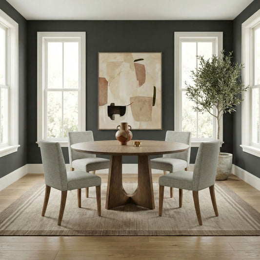 Hendrix Place - Pedestal Table Set - Hornell Furniture Outlet